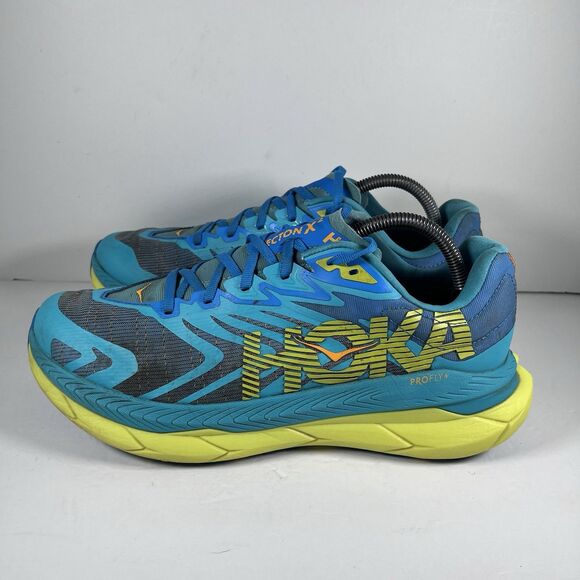 Hoka Tecton X2 Lace Up Athletic Trail Running Shoes Sneakers Men's Size 10 - Picture 3 of 8